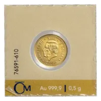 2024 Niue 1/2 gram Gold Czech Lion (BU)