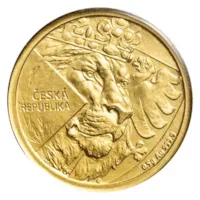 2024 Niue 1/2 gram Gold Czech Lion (BU)