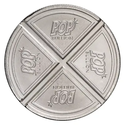 1 oz Silver Round - POP Bullion (Divisible Quarter Pieces)