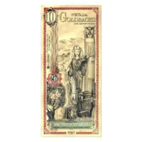 10 Nevada Goldback – 24k Aurum Gold Foil Note
