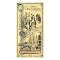 5 Nevada Goldback – 24k Aurum Gold Foil Note
