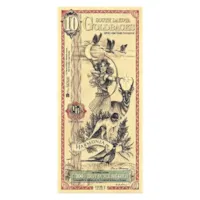 10 South Dakota Goldback – 24k Aurum Gold Foil Note
