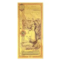 10 Utah Goldback – 24k Aurum Gold Foil Note
