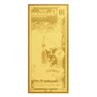 10 Utah Goldback – 24k Aurum Gold Foil Note
