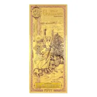50 Utah Goldback – 24k Aurum Gold Foil Note
