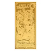 10 Wyoming Goldback – 24k Aurum Gold Foil Note
