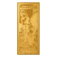 50 Wyoming Goldback – 24k Aurum Gold Foil Note
