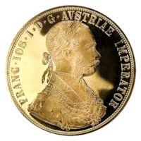 1915 Austria Gold 4 Ducat (AU-BU)