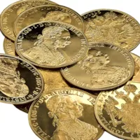 1915 Austria Gold 4 Ducat (AU-BU)