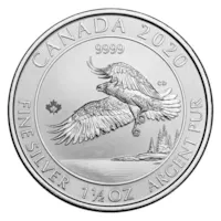 2020 Canada 1.5 oz Silver $8 Bald Eagle (BU)