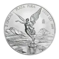 2024 Mexico 2 oz Silver Libertad BU
