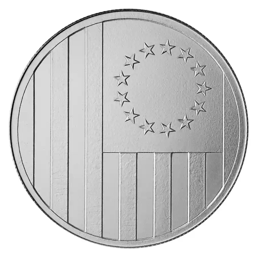 1 oz Silver Americana Liberty Bell Design Round | Bullion.com