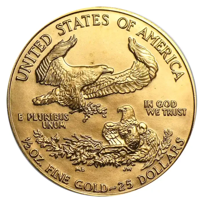 1986 1/2 oz American Gold Eagle BU - MCMLXXXVI | Bullion.com