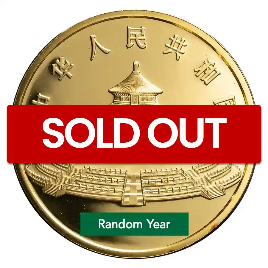 China 12 oz Gold Panda Proof (Random Year, Capsule) | Bullion.com