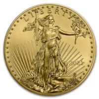 2021 1 oz American Gold Eagle Coin BU - Type 1
