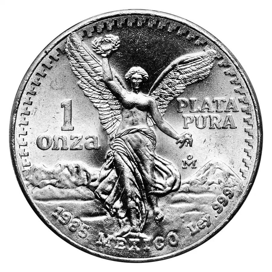 1985 1 oz Mexican Silver Libertad BU | Bullion.com