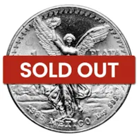 1985 1 oz Mexican Silver Libertad BU