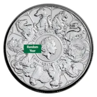 2 oz Silver Queen's Beasts BU - Random Year