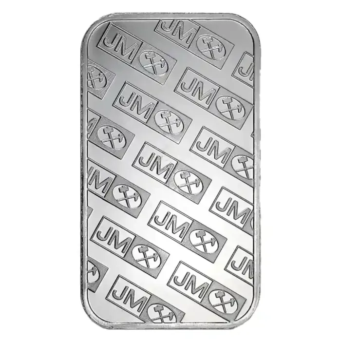 1 oz Johnson Matthey Silver Bar | Bullion.com