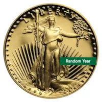 1/10 oz Proof American Gold Eagle - Random Year (w/Box & COA)
