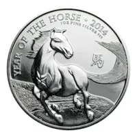 2014 Britsh 1 oz Silver Year of the Horse BU