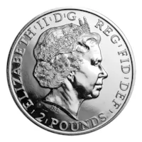 2014 Britsh 1 oz Silver Year of the Horse BU