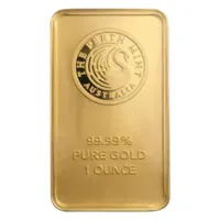 1 oz Gold The Perth Mint Bar - Classic Assay Card