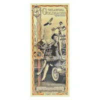 25 Oklahoma Goldback – 24k Aurum Gold Foil Note
