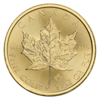 2022 1 oz Canadian Gold Maple Leaf Coin BU