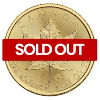 2022 1 oz Canadian Gold Maple Leaf Coin BU