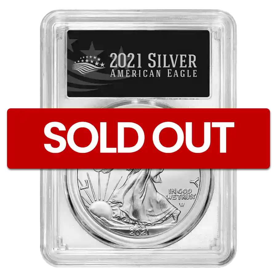 イーグル銀貨-type2 2021 PCGS MS70 Silver Eagle Buy 2021 Silver Eagle MS-70 PCGS (Type 2) | APMEX