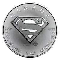2016 Canada 1 oz Silver Coin $5 SUPERMAN™ BU