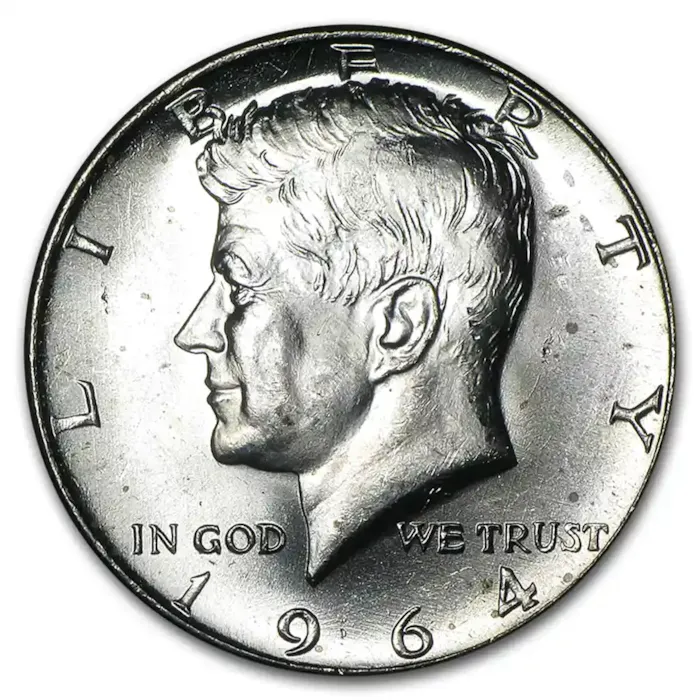 90% Silver 1964-P/D Kennedy Half Dollar - 20-Coin Roll BU
