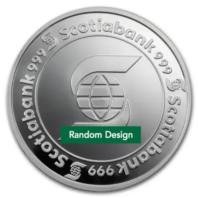 5 oz Silver Round - Random Design