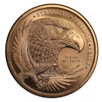 1 oz Copper Round - Eagle - Strength, Freedom, & Pride