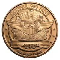 1 oz Copper Round - Unites States Quarter