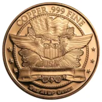 1 oz Copper Round - Liberty Head