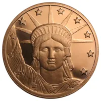 1 oz Copper Round - Liberty Head