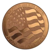 1 oz Copper Round - Home of the Free
