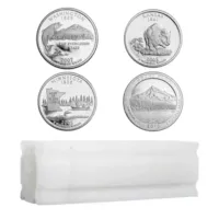 90% Silver Statehood/ATB Quarters 40-Coin $10 Roll Proof