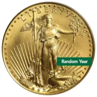 1/2 oz American Gold Eagle Coin MS-69 PCGS - Random Year