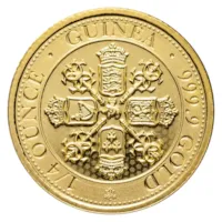 2020 Saint Helena 1/4 oz Gold Sceptre Guinea - BU