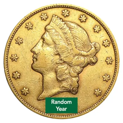 $20 Liberty Gold Double Eagle VF - Random Year