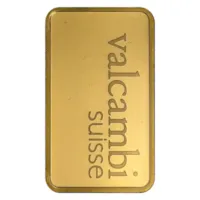 10 gram Gold Valcambi Bar w/ Assay