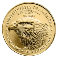2022 1/10 oz American Gold Eagle Coin BU