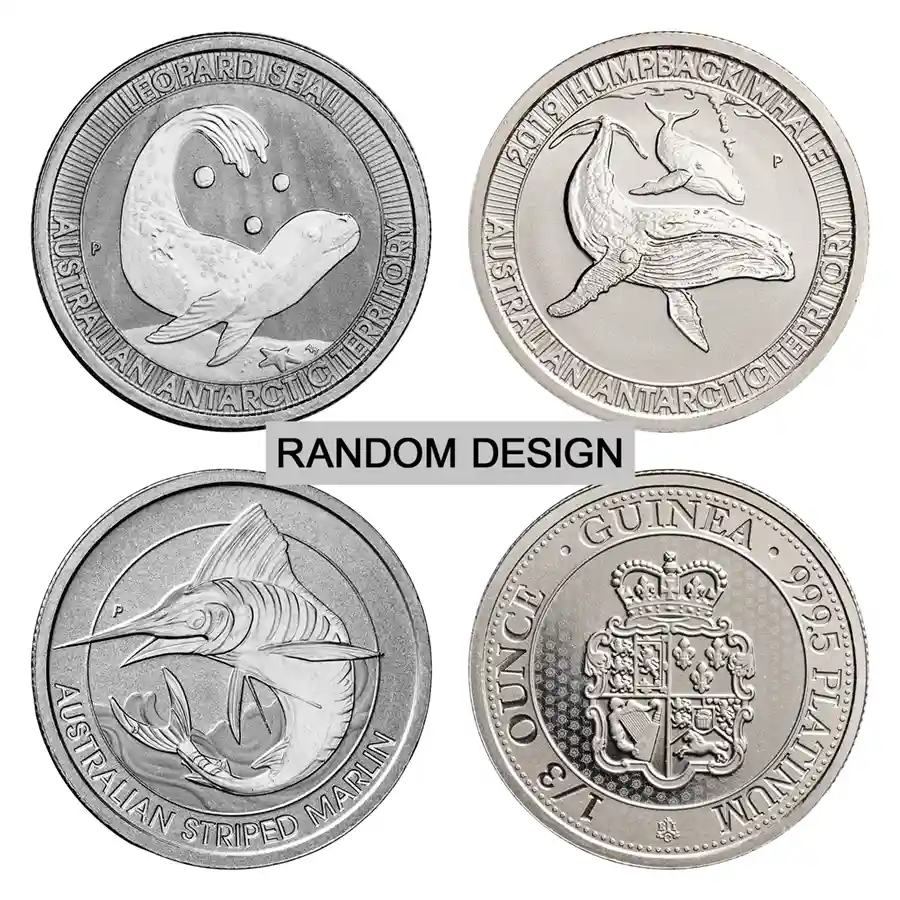 1/3 oz Platinum Coin - Random Design | Bullion.com