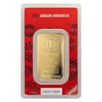 2025 1 oz Gold Bar - Argor-Heraeus Year of the Snake w/ Assay