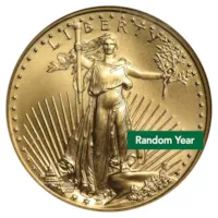 1/2 oz American Gold Eagle Coin MS-69 NGC - Random Year