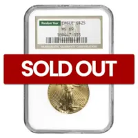 1/2 oz American Gold Eagle Coin MS-69 NGC - Random Year