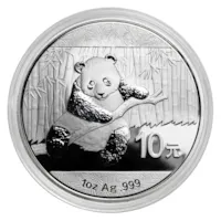 2014 Chinese 1 oz Silver Panda BU (In Capsule)